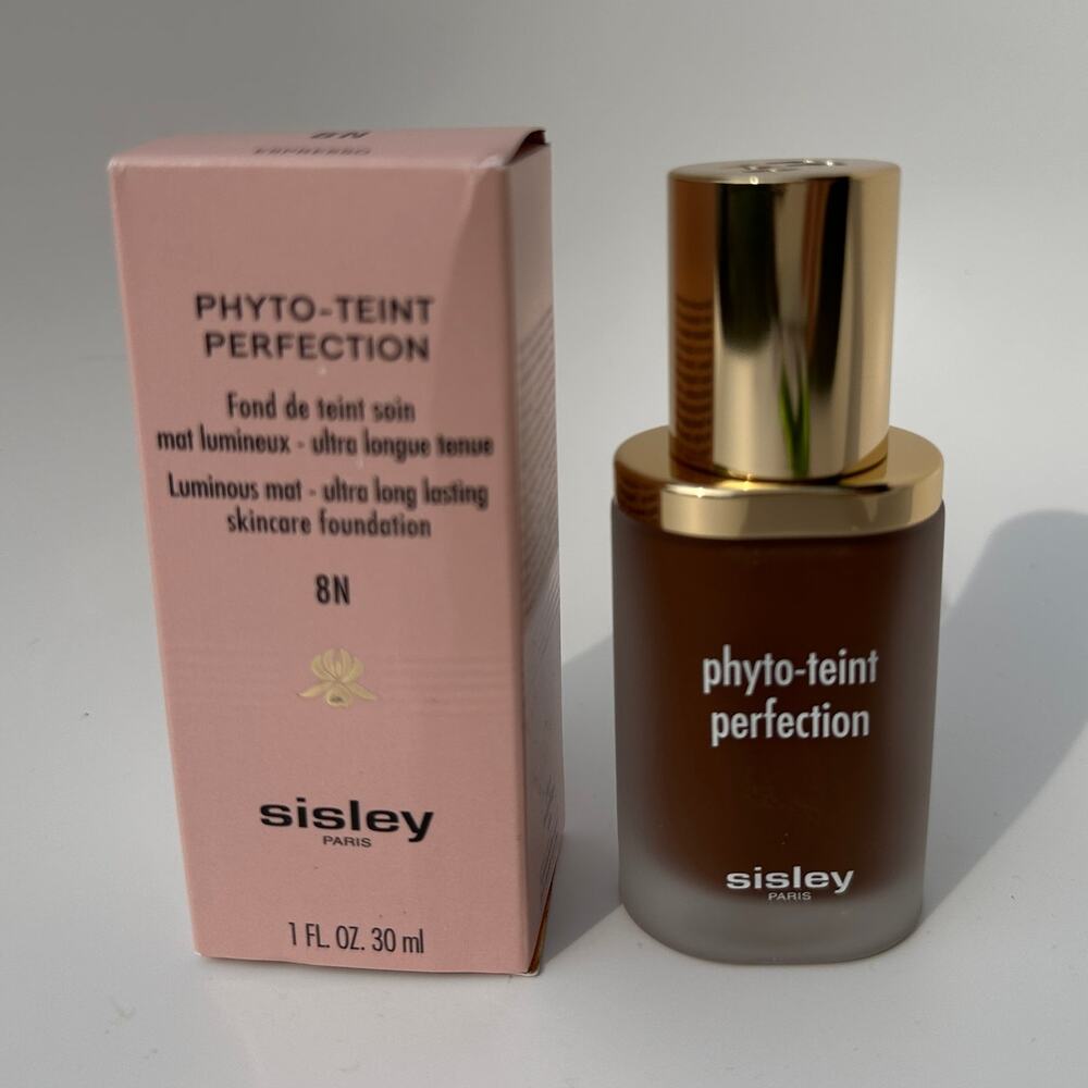 Sisley Paris 8N Espresso Phyto-Teint Perfection Foundation Luminous Long Wear